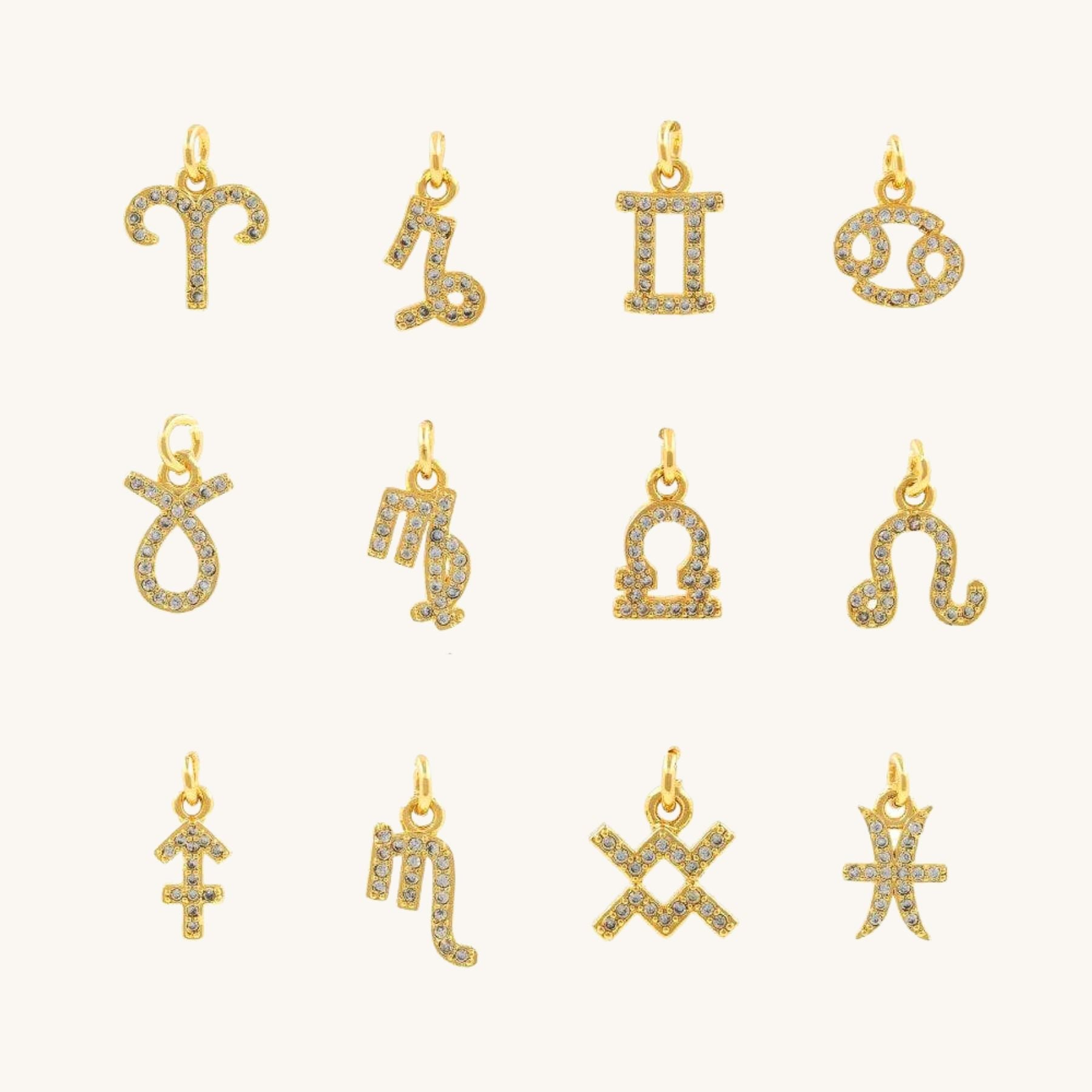 Zodiac & Pearl Pendant Set