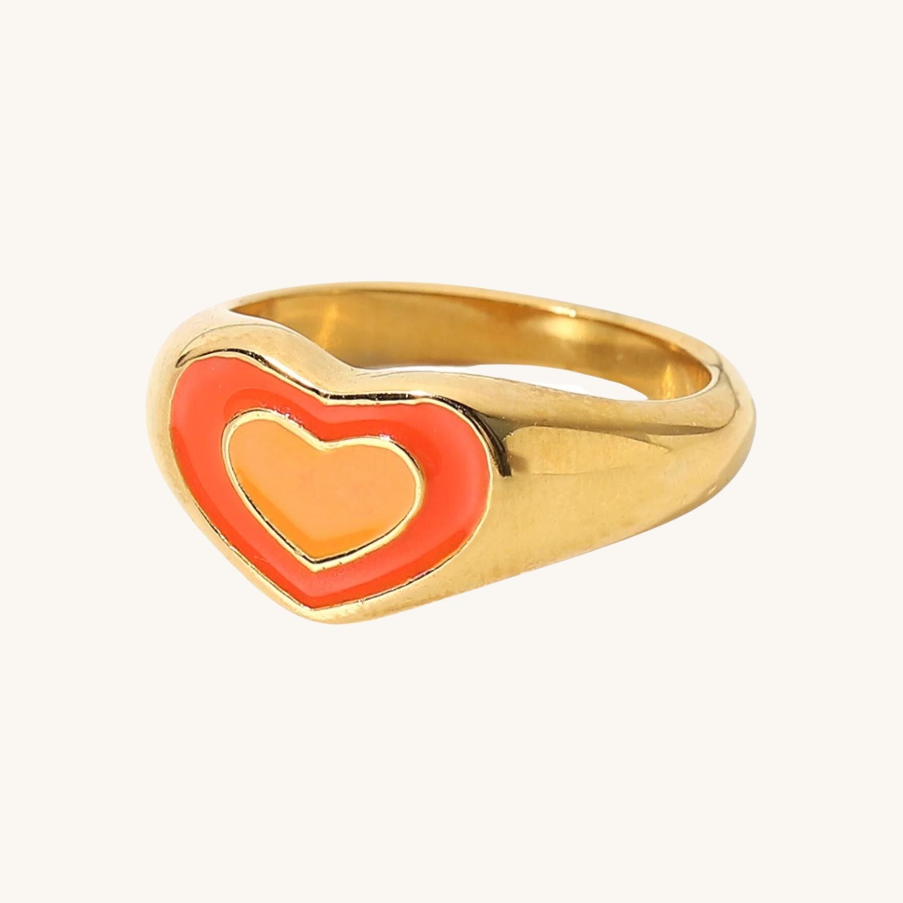 Colourful Heart Ring