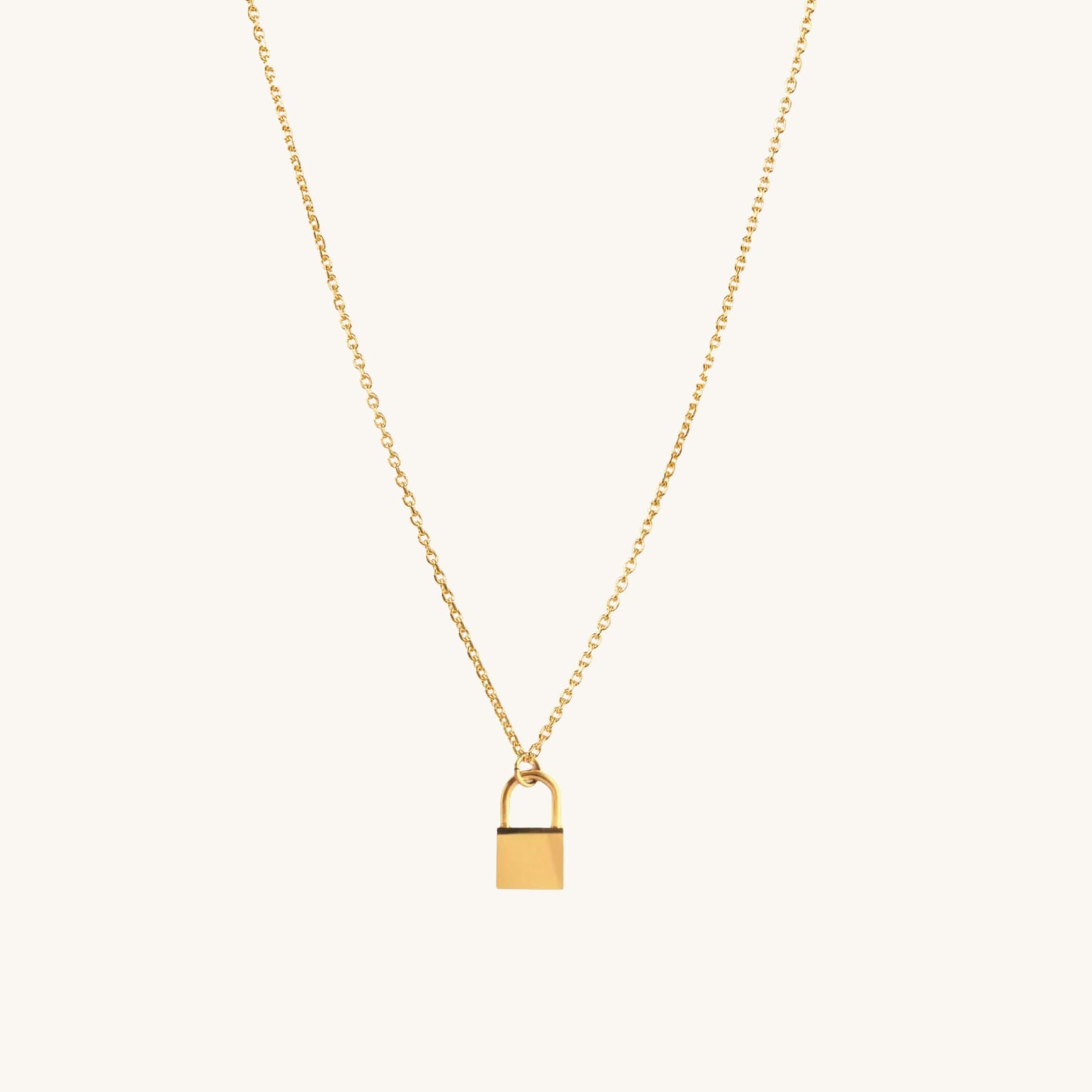 Small Lock Necklace