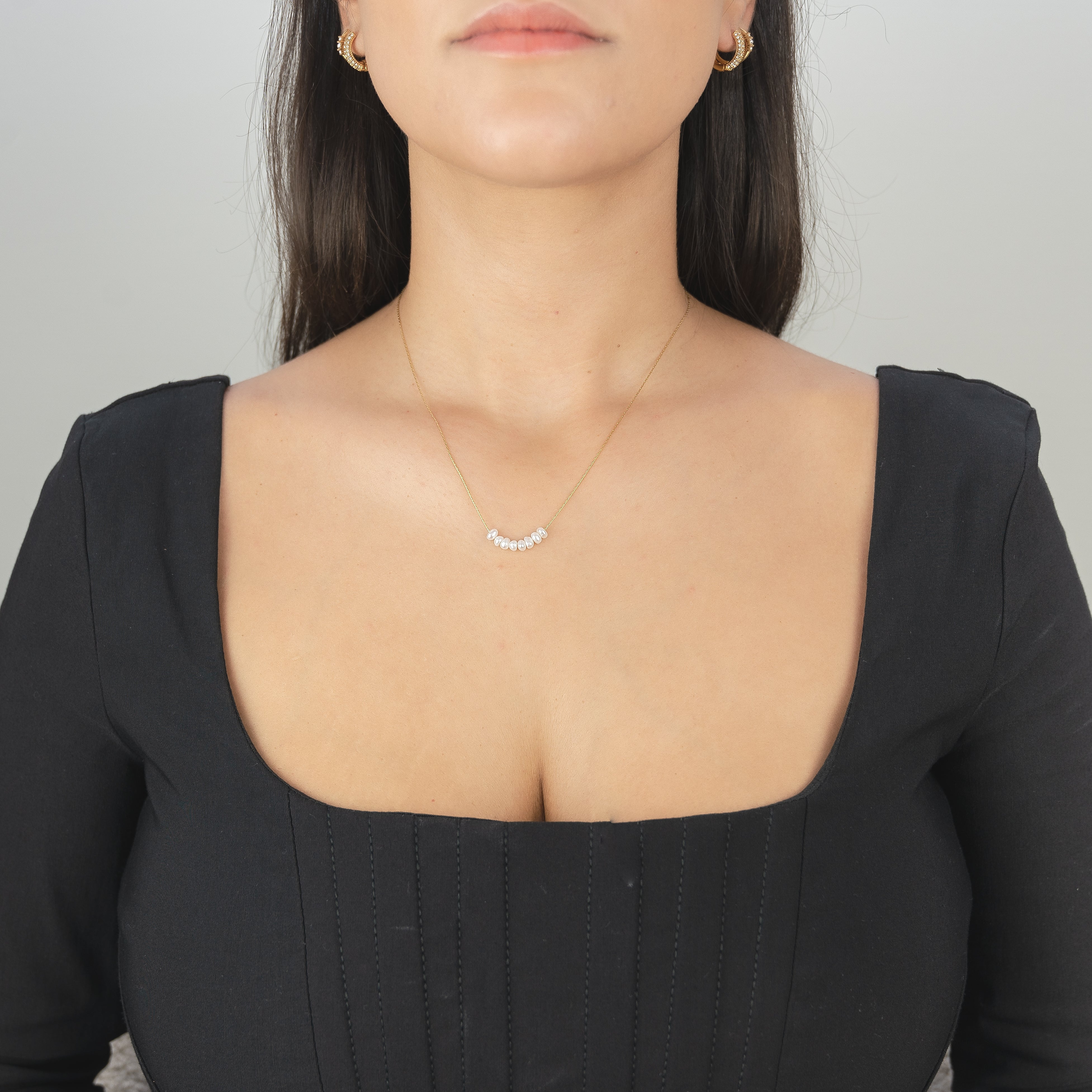 Pearl Clavicle Necklace