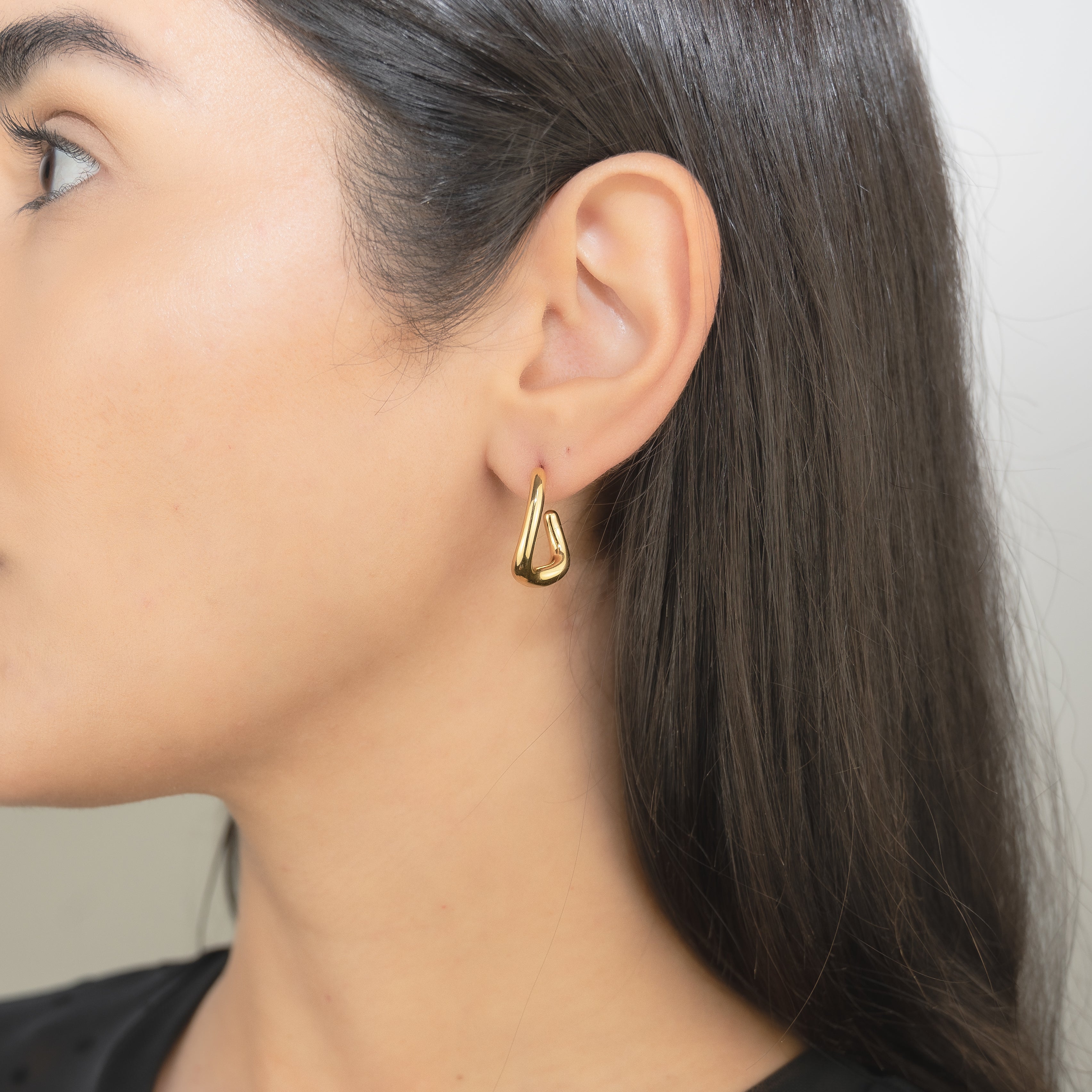 Chunky Triangle Earrings